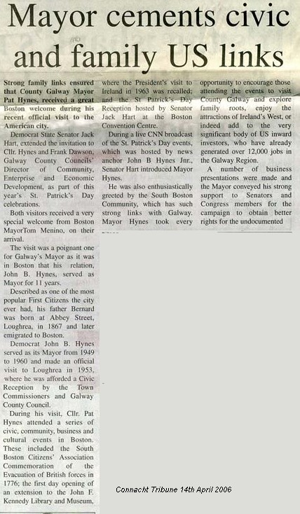 Connacht Tribune 14th April 2006